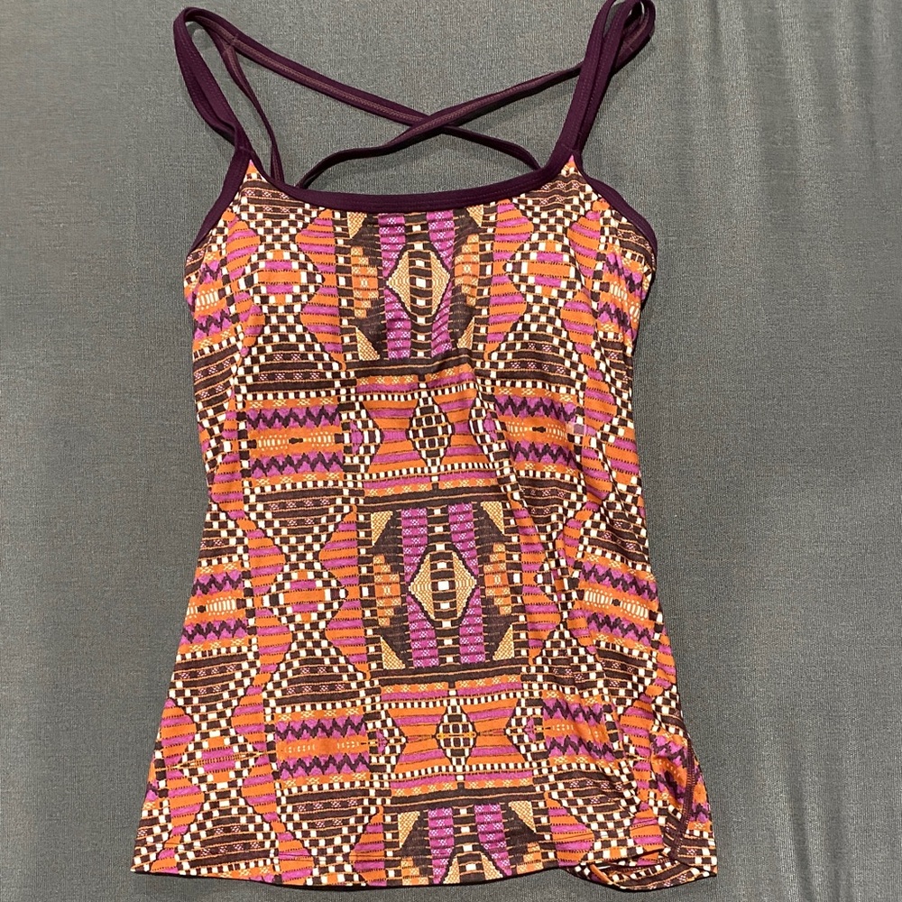 Prana Multicolor Geometric Camisole